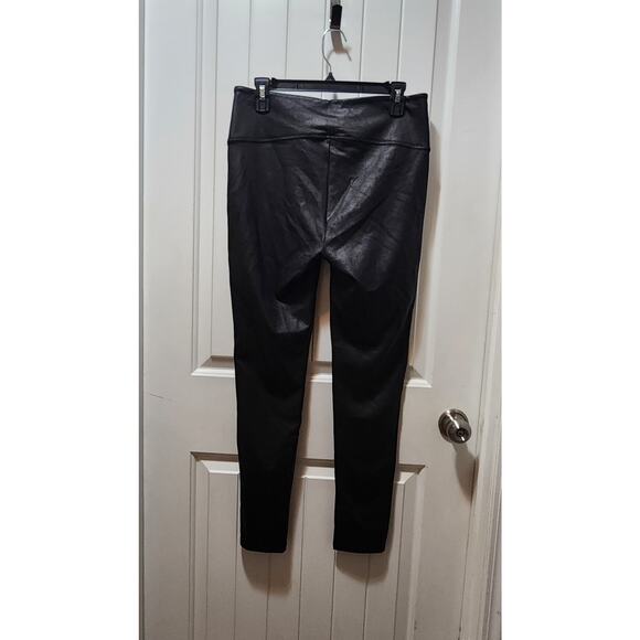 SEVEN 7 Women's Faux Leather High Rise Sculpted Leggings Black Size L - Picture 5 of 7